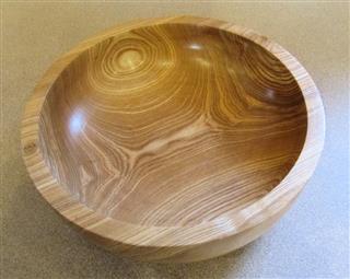 John Spencer won a commended certificate for this ash bowl
